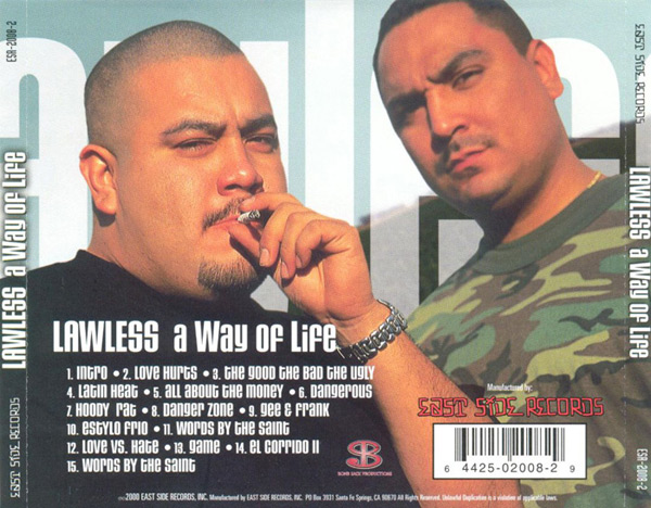Lawless - A Way Of Life Chicano Rap